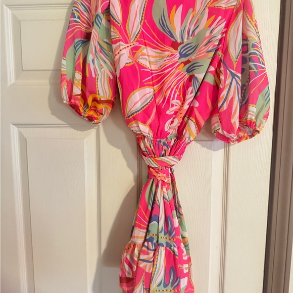 Flying Tomato Pink Floral Romper - Picture 3 of 11